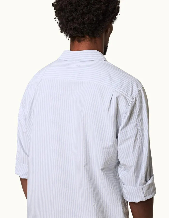 Men Orlebar Brown Shirts Shanklin Light Island Skywhite