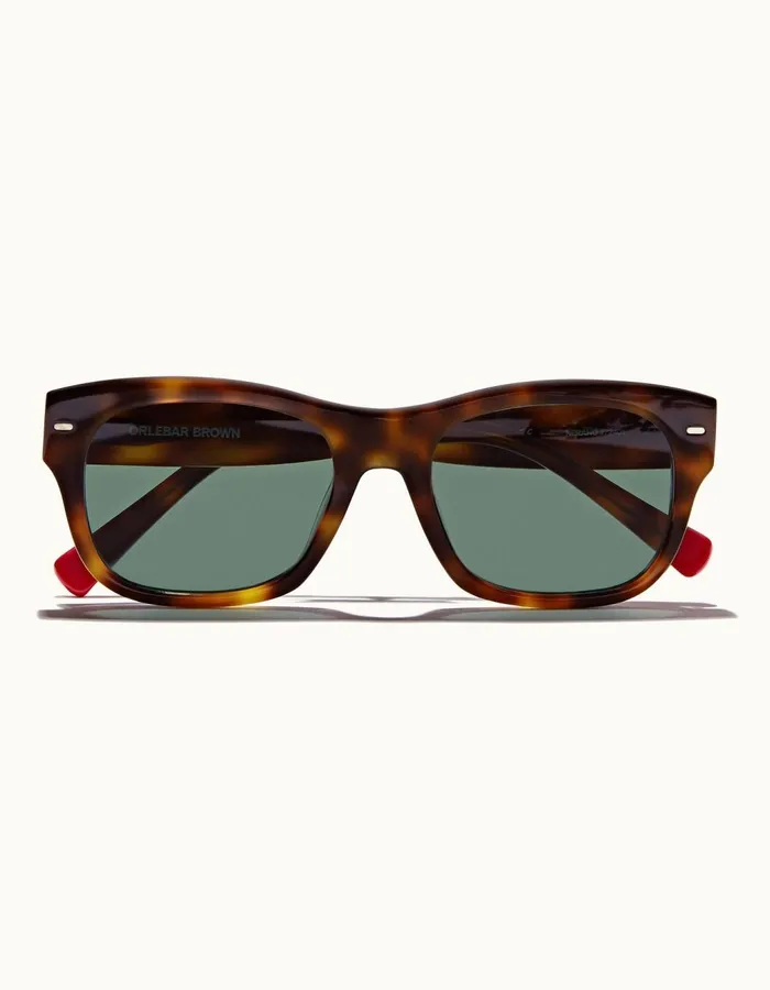 Men Orlebar Brown Sunglasses Nerano Brown Tortoise