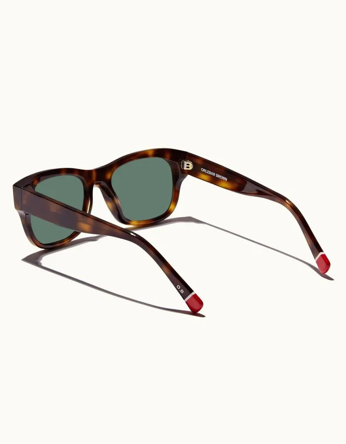 Men Orlebar Brown Sunglasses Nerano Brown Tortoise
