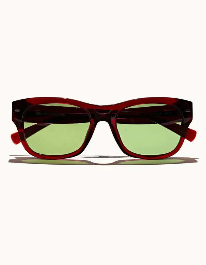 Men Orlebar Brown Sunglasses Nerano Burgundy
