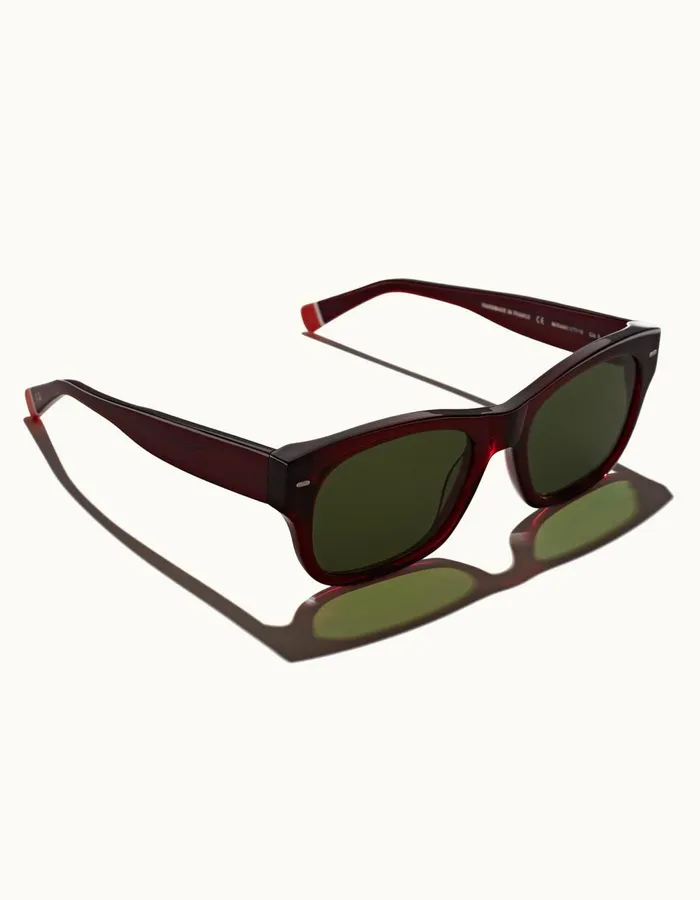 Men Orlebar Brown Sunglasses Nerano Burgundy