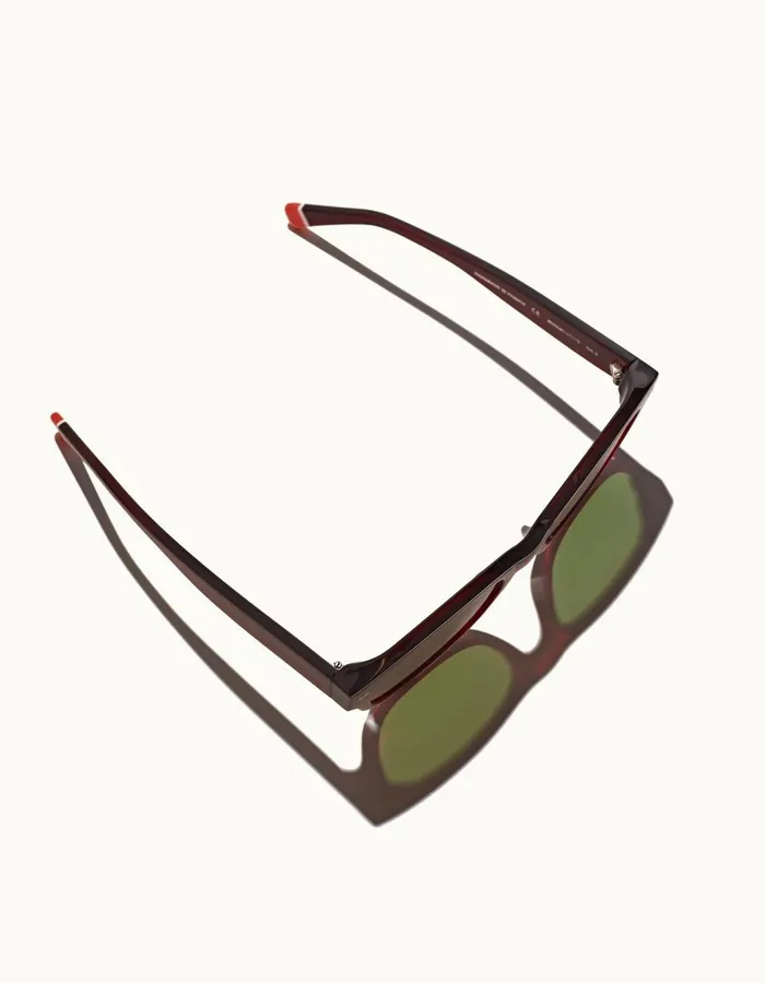 Men Orlebar Brown Sunglasses Nerano Burgundy