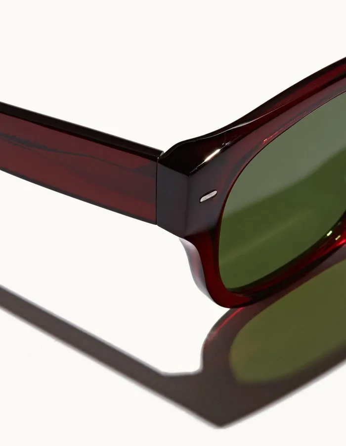 Men Orlebar Brown Sunglasses Nerano Burgundy