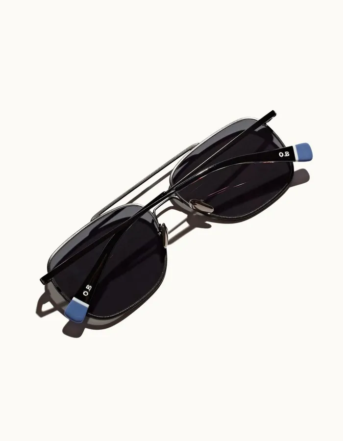 Men Orlebar Brown Sunglasses Tulum Satin Black