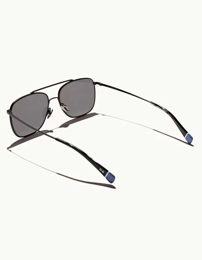 Men Orlebar Brown Sunglasses Tulum Satin Black
