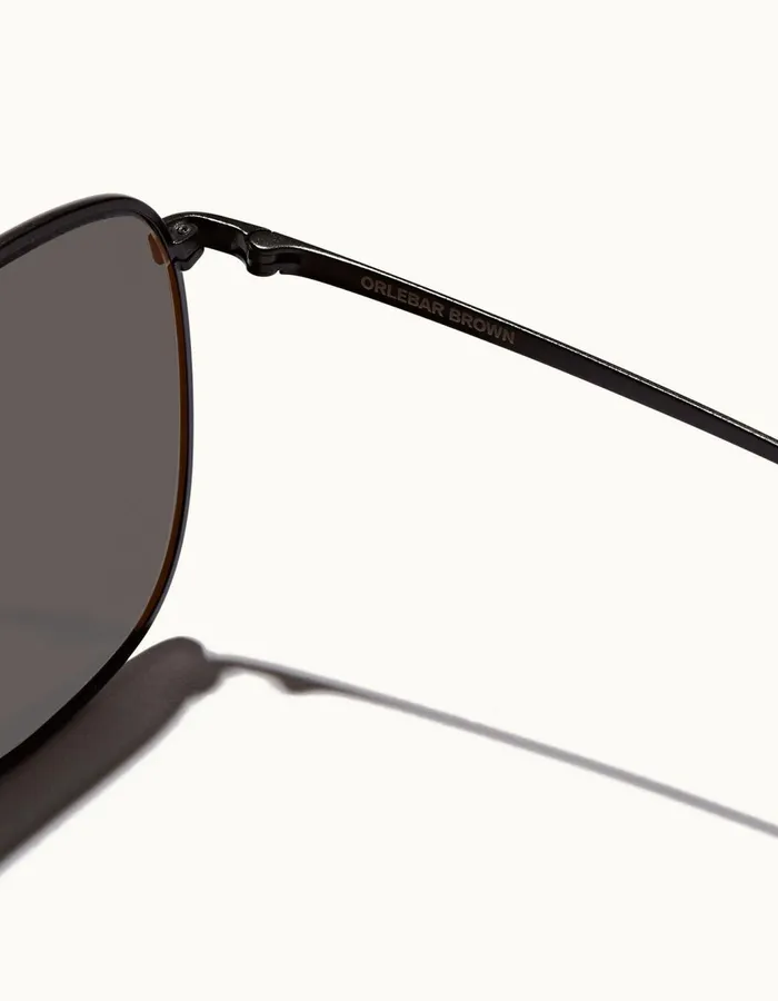 Men Orlebar Brown Sunglasses Tulum Satin Black