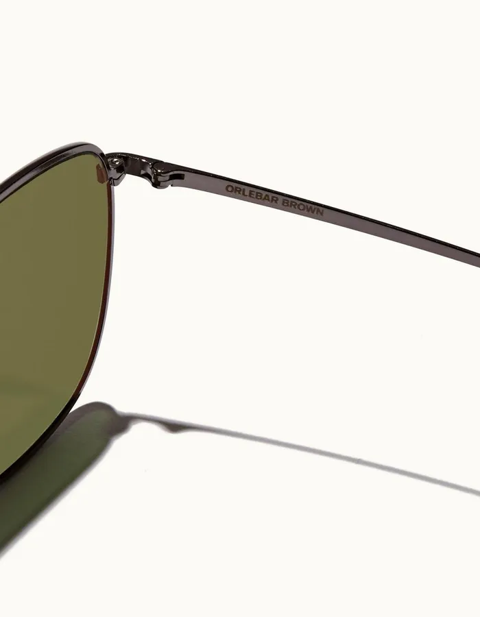 Men Orlebar Brown Sunglasses Tulum Shiny Anthracite