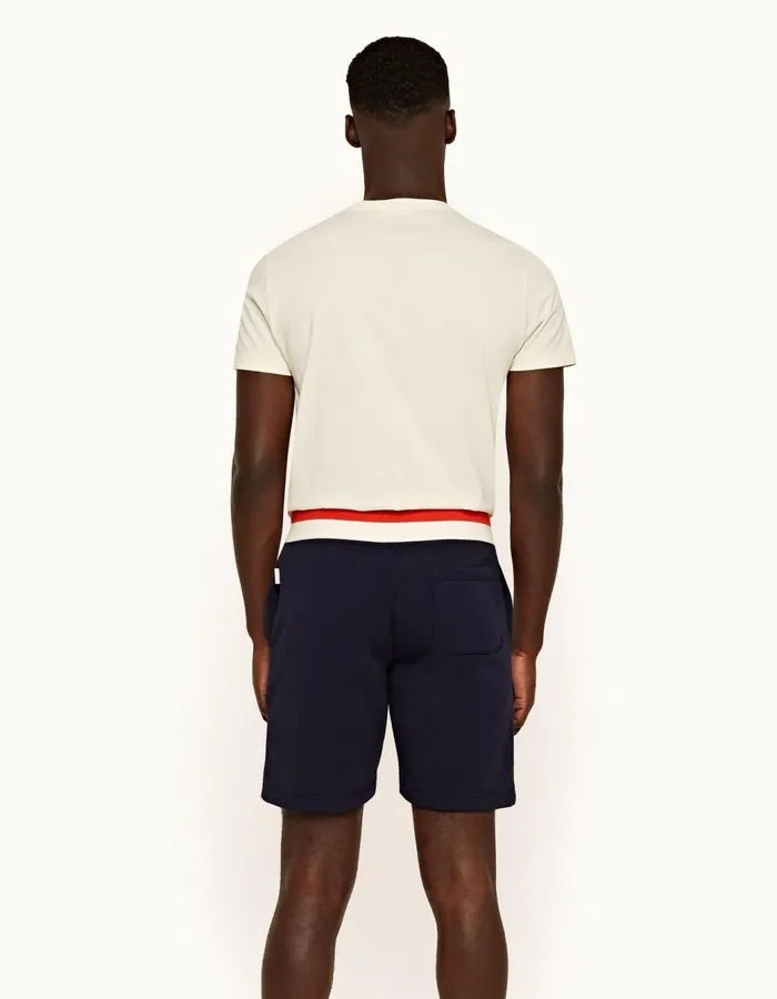 Men Orlebar Brown Sweats Afador Stripe Navy