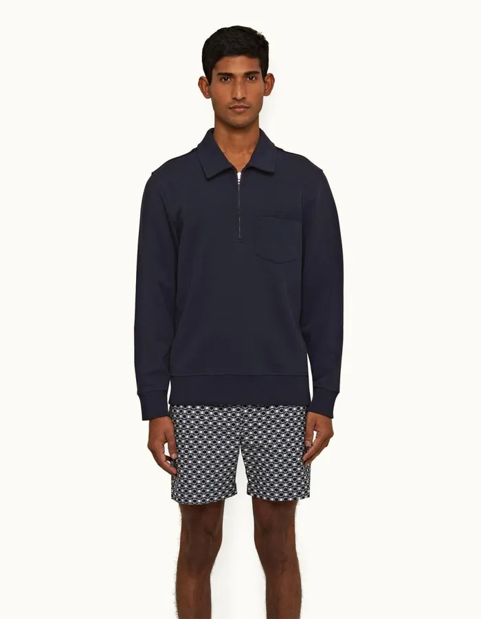Men Orlebar Brown Sweats Bolam Night Iris