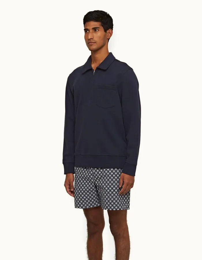 Men Orlebar Brown Sweats Bolam Night Iris