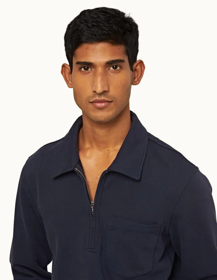 Men Orlebar Brown Sweats Bolam Night Iris