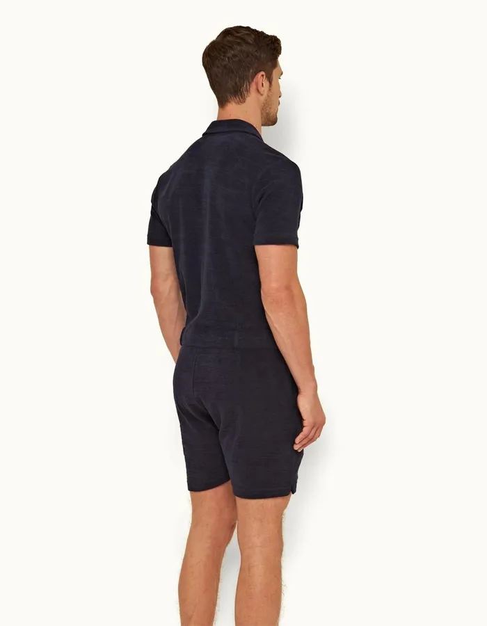 Men Orlebar Brown Sweats Goldfinger Onesie Midnight Navy