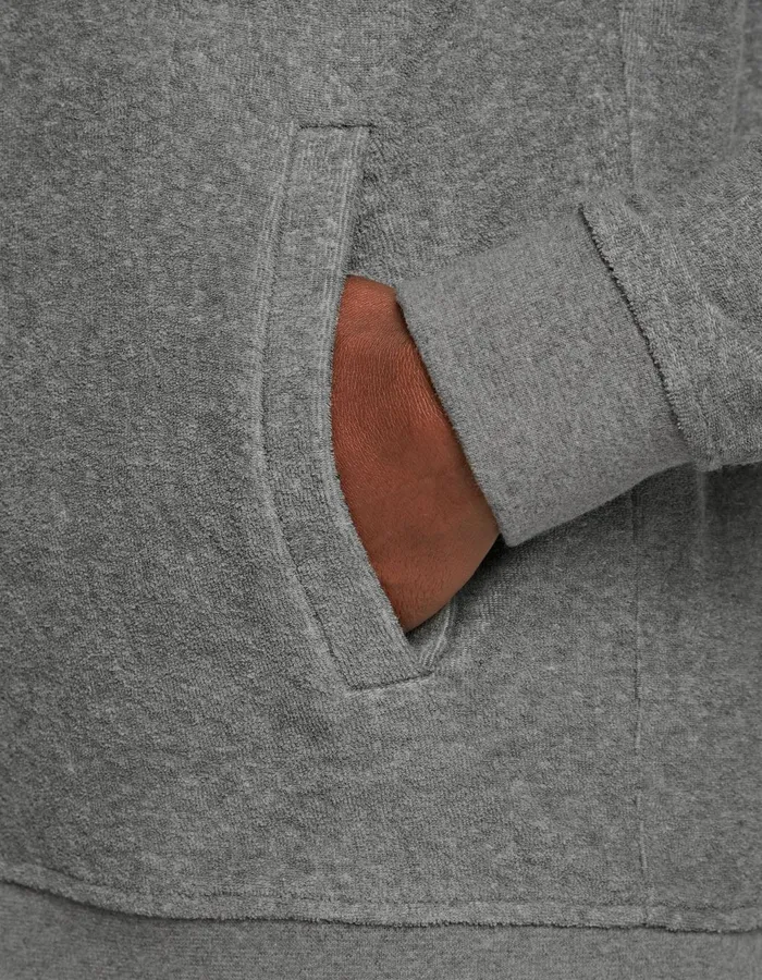 Men Orlebar Brown Sweats Mathers Binding Piranha Grey Marl