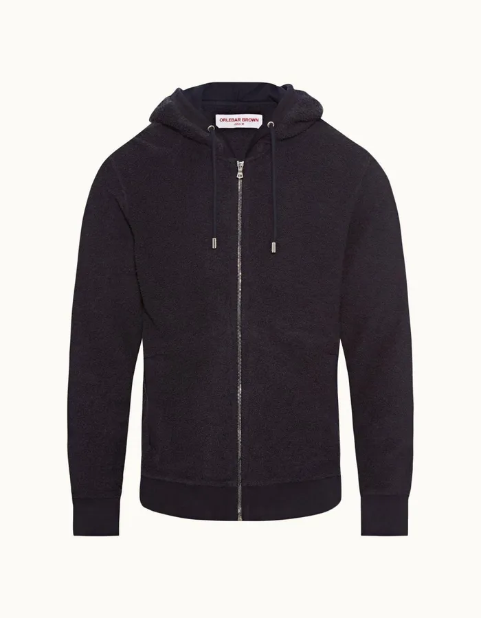 Men Orlebar Brown Sweats Mathers Dark Nocturnal Navy