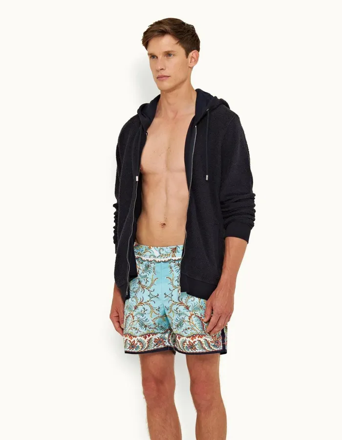 Men Orlebar Brown Sweats Mathers Dark Nocturnal Navy