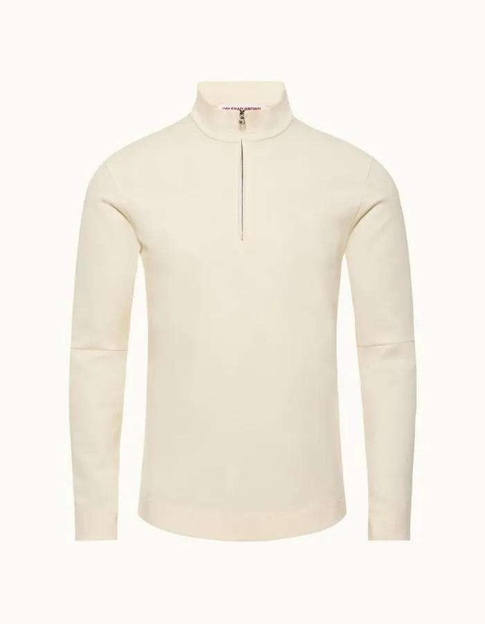 Men Orlebar Brown Sweats Neilson Ice Wool Sea Mist