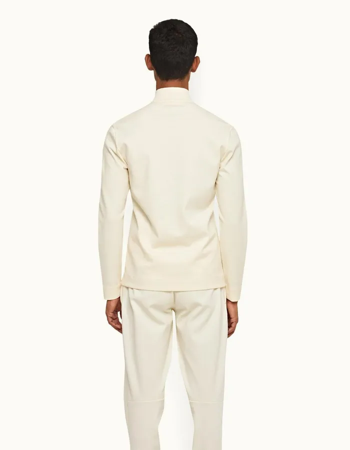 Men Orlebar Brown Sweats Neilson Ice Wool Sea Mist