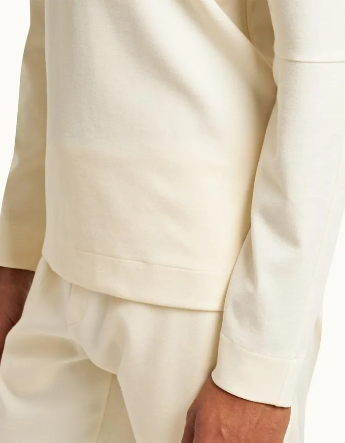 Men Orlebar Brown Sweats Neilson Ice Wool Sea Mist