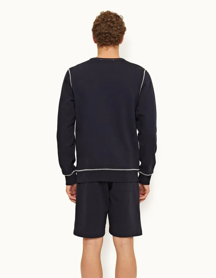 Men Orlebar Brown Sweats Stevenson Night Iris