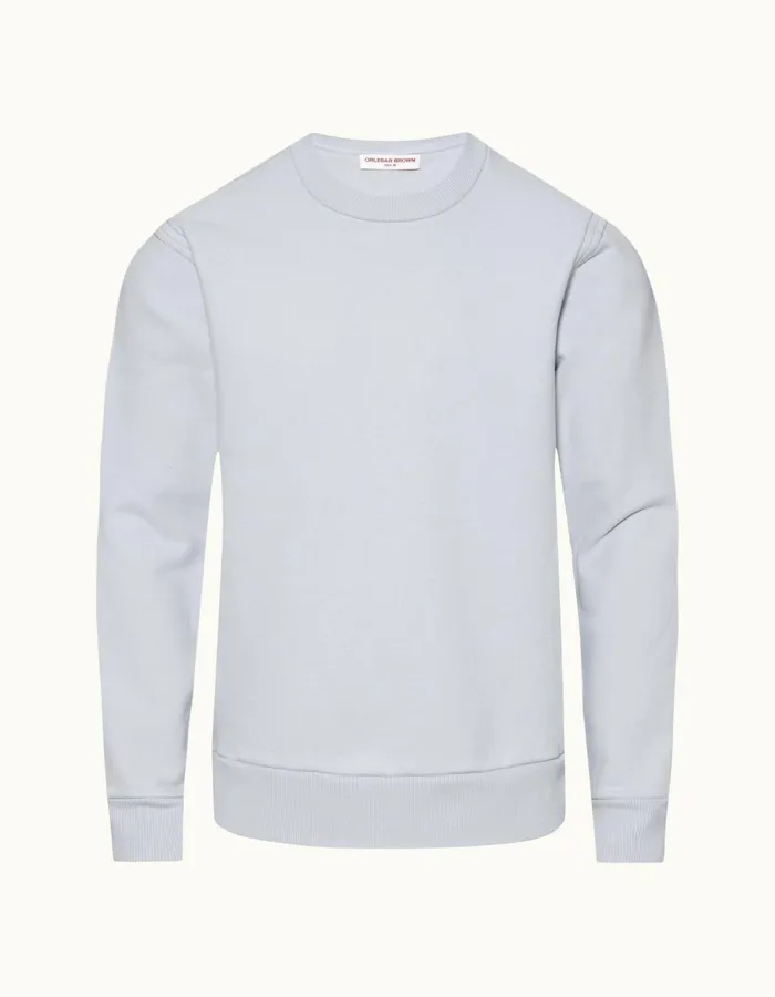 Men Orlebar Brown Sweats Stevenson Serenity Blue