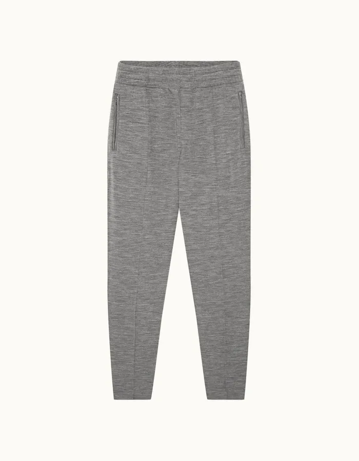 Men Orlebar Brown Sweats Struma Merino Grey Melange