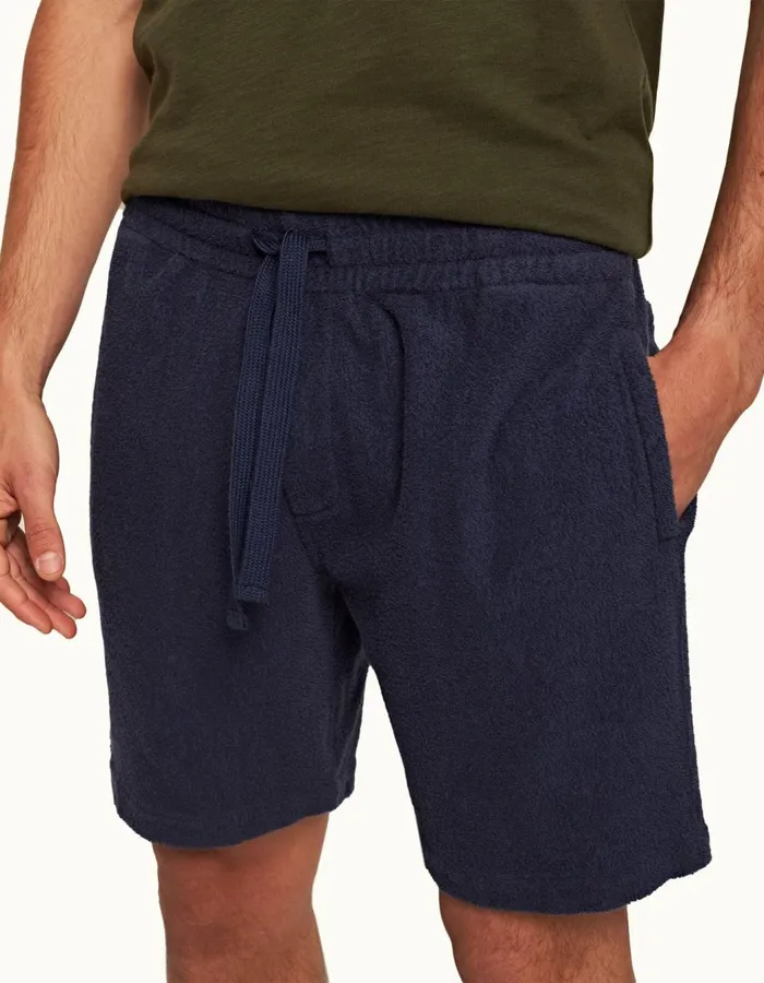 Men Orlebar Brown Sweats Trevone Lagoon Blue