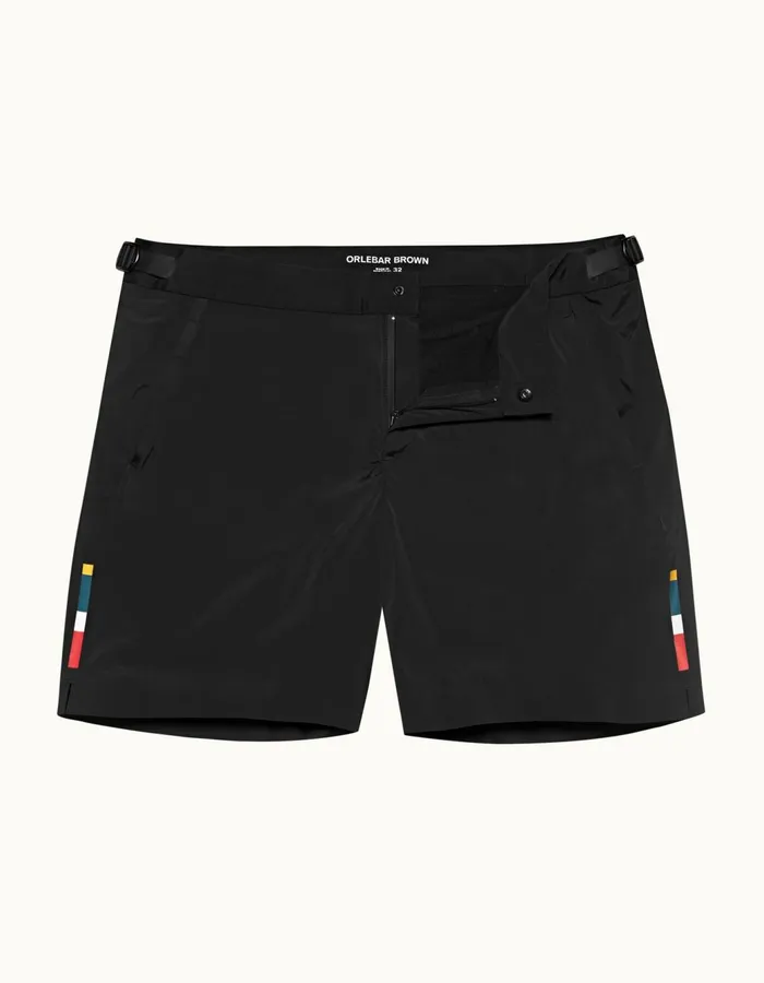 Men Orlebar Brown Swim Shorts Bulldog Bonded Black