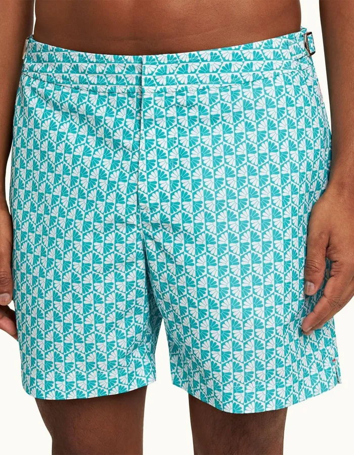 Men Orlebar Brown Swim Shorts Bulldog Crystal Seawhite