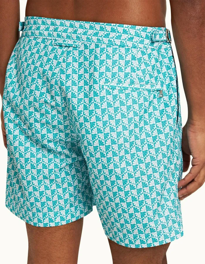 Men Orlebar Brown Swim Shorts Bulldog Crystal Seawhite