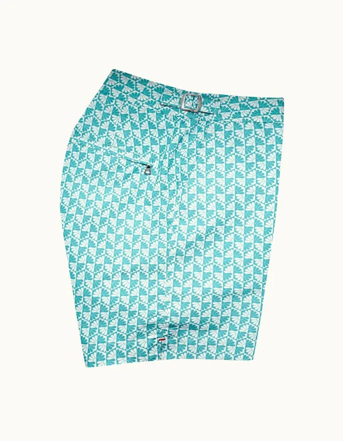 Men Orlebar Brown Swim Shorts Bulldog Crystal Seawhite