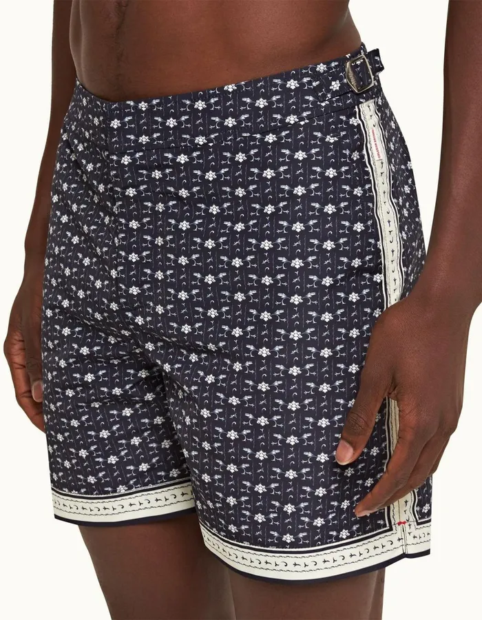 Men Orlebar Brown Swim Shorts Bulldog Dark Sapphiresea Mist