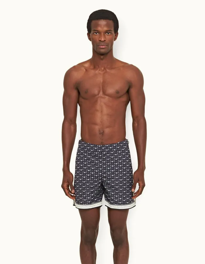 Men Orlebar Brown Swim Shorts Bulldog Dark Sapphiresea Mist