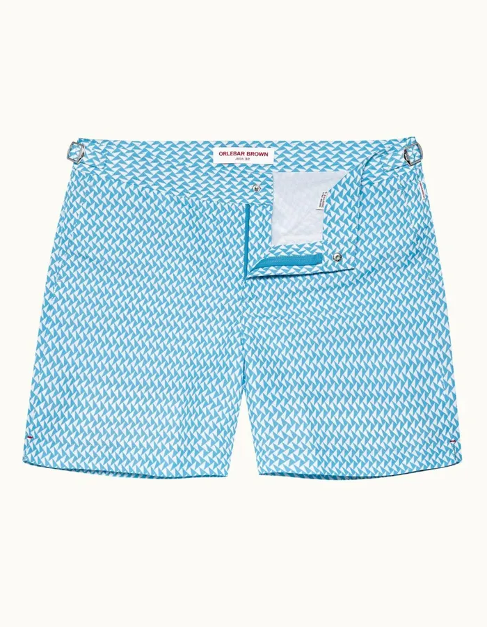 Men Orlebar Brown Swim Shorts Bulldog Horizon Bluecloud