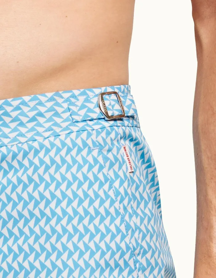 Men Orlebar Brown Swim Shorts Bulldog Horizon Bluecloud