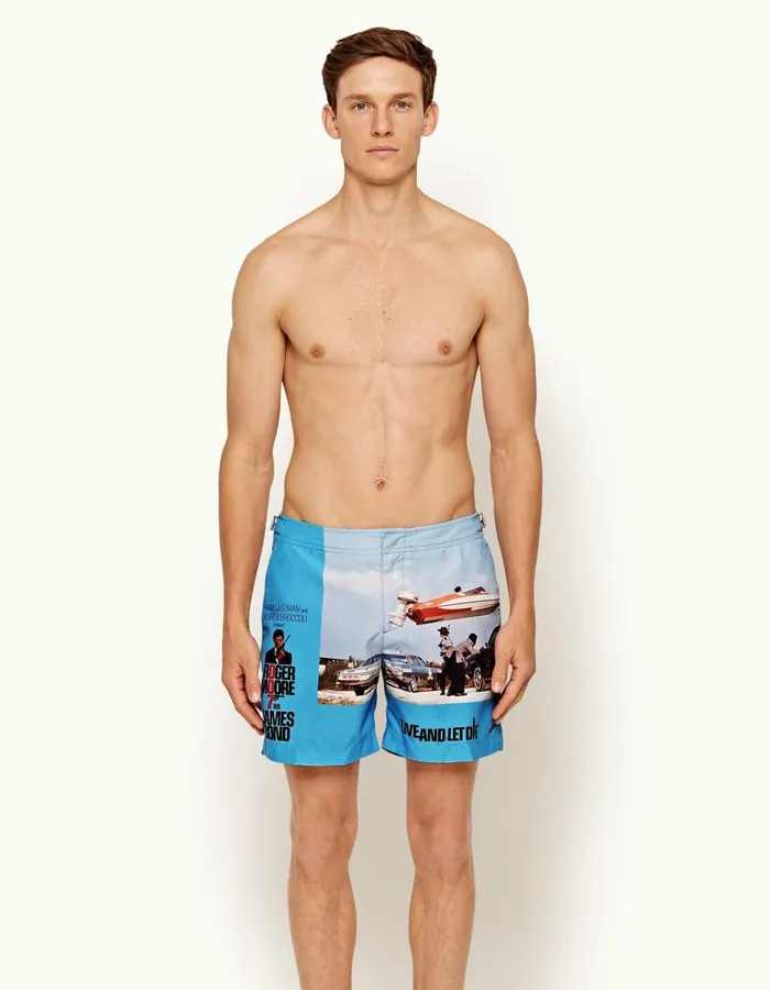 Men Orlebar Brown Swim Shorts Bulldog Live And Let Die