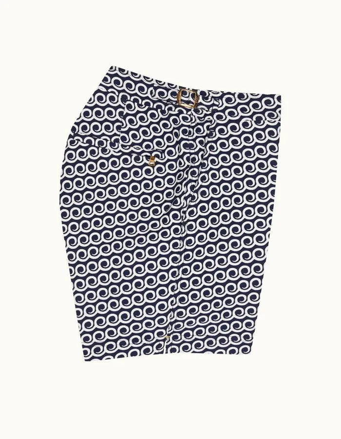 Men Orlebar Brown Swim Shorts Bulldog Midnight Navy