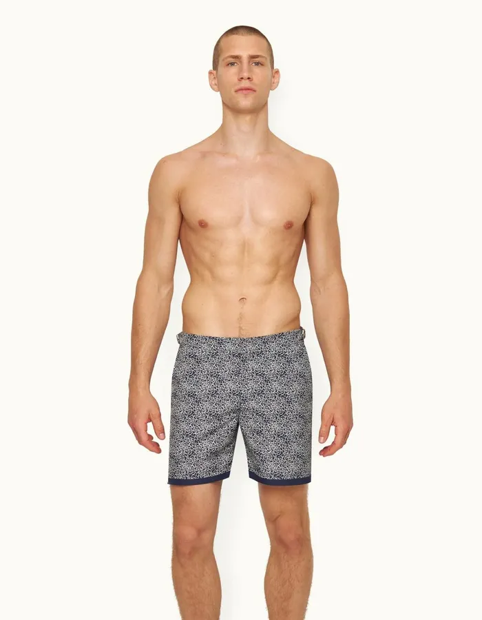 Men Orlebar Brown Swim Shorts Bulldog Midnight Navy