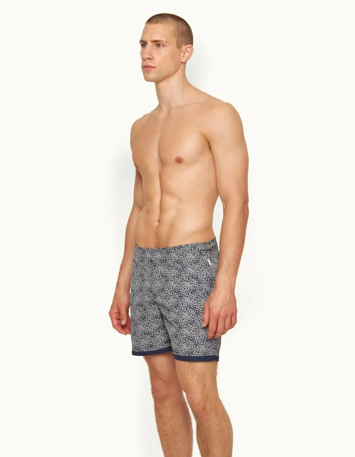 Men Orlebar Brown Swim Shorts Bulldog Midnight Navy