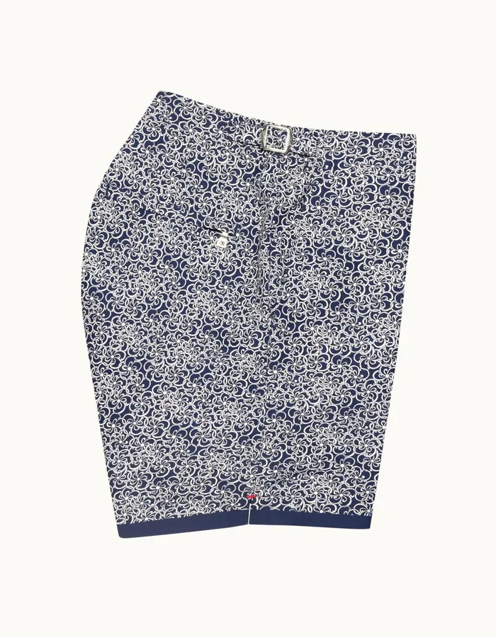 Men Orlebar Brown Swim Shorts Bulldog Midnight Navy