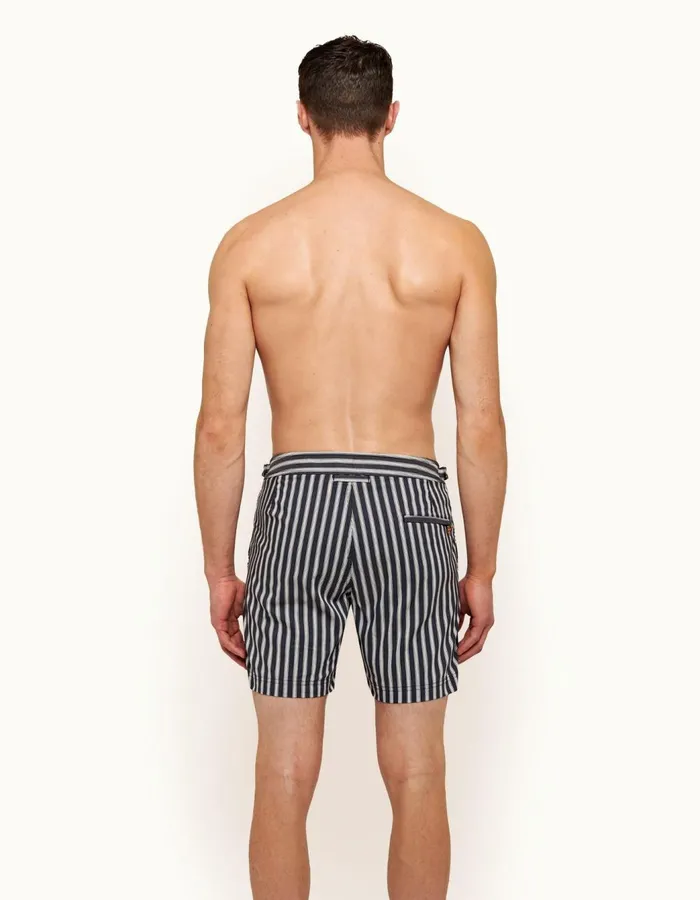 Men Orlebar Brown Swim Shorts Bulldog Navycloud
