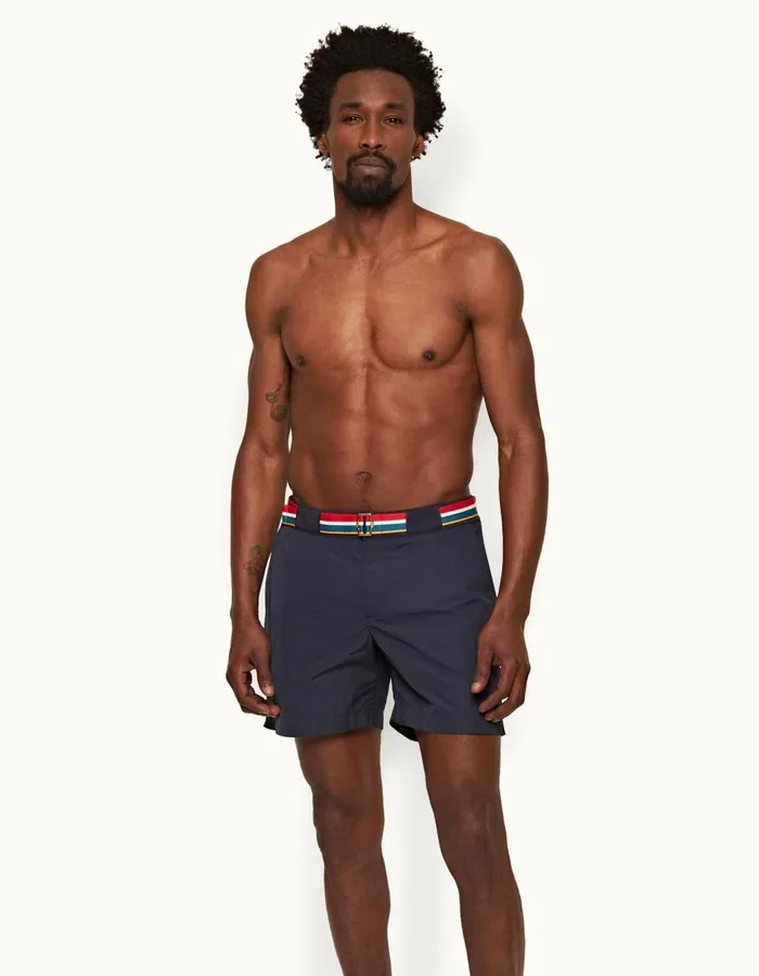 Men Orlebar Brown Swim Shorts Bulldog Night Iris