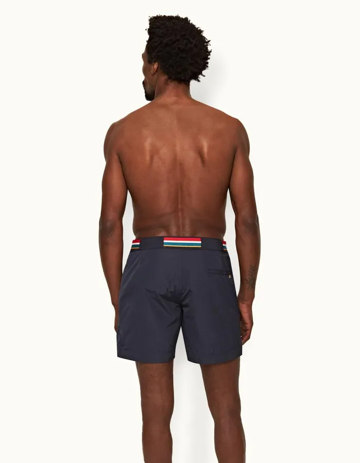 Men Orlebar Brown Swim Shorts Bulldog Night Iris