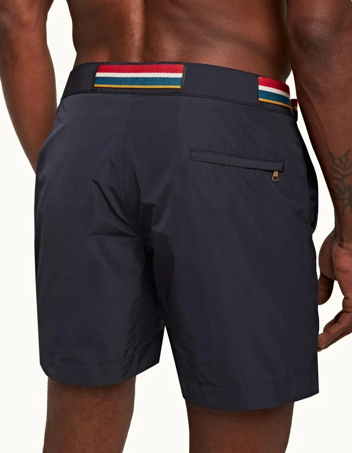 Men Orlebar Brown Swim Shorts Bulldog Night Iris