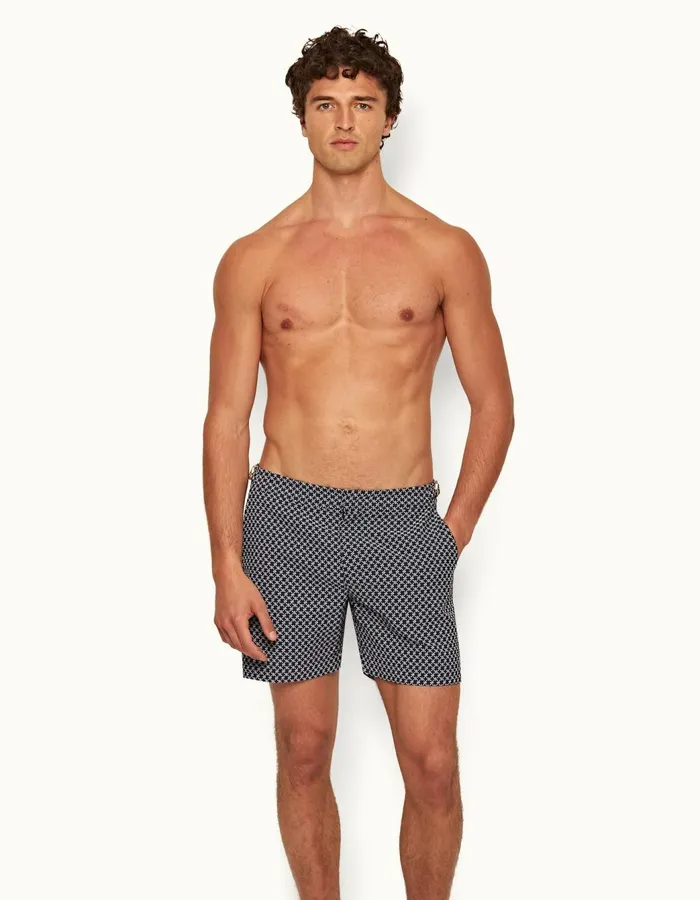 Men Orlebar Brown Swim Shorts Bulldog Night Iriscloud