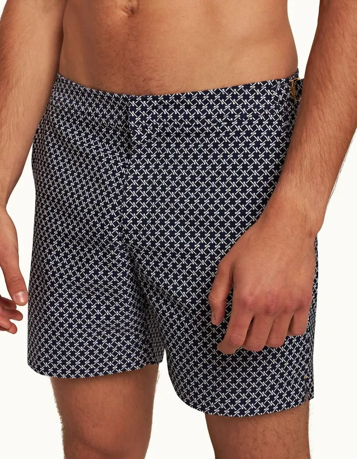 Men Orlebar Brown Swim Shorts Bulldog Night Iriscloud