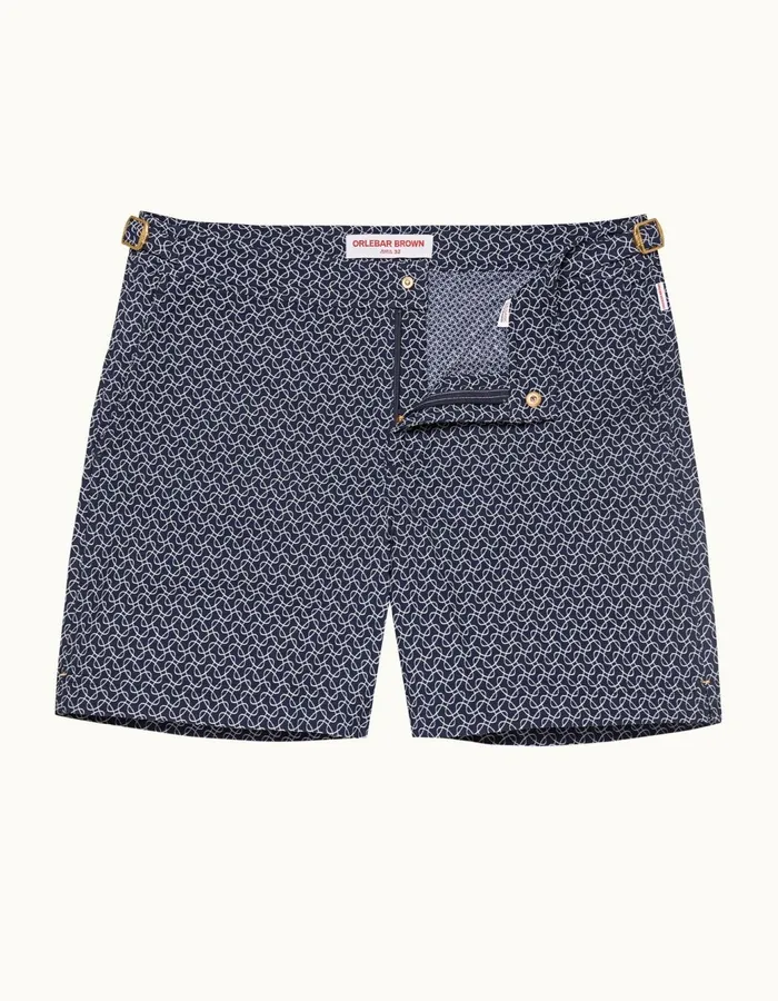Men Orlebar Brown Swim Shorts Bulldog Night Iriswhite Sand