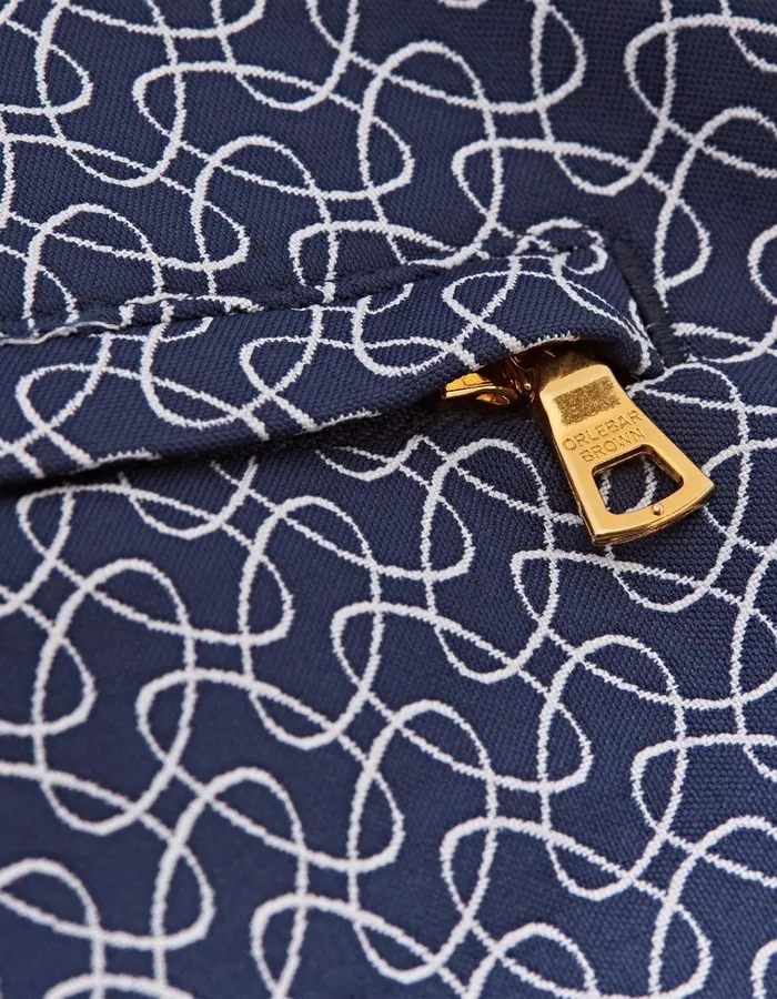 Men Orlebar Brown Swim Shorts Bulldog Night Iriswhite Sand