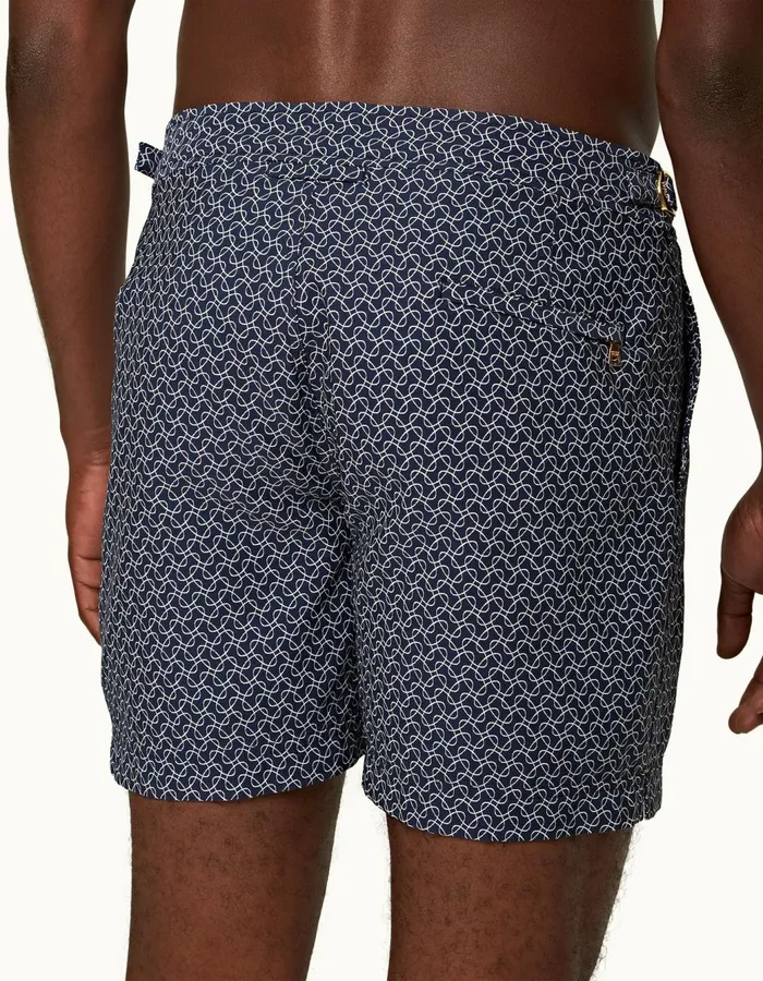 Men Orlebar Brown Swim Shorts Bulldog Night Iriswhite Sand
