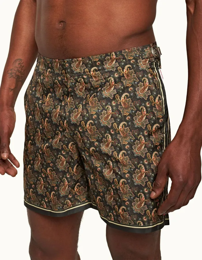 Men Orlebar Brown Swim Shorts Bulldog Palm