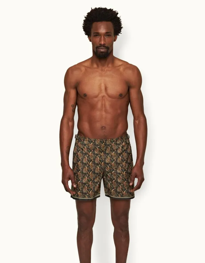 Men Orlebar Brown Swim Shorts Bulldog Palm